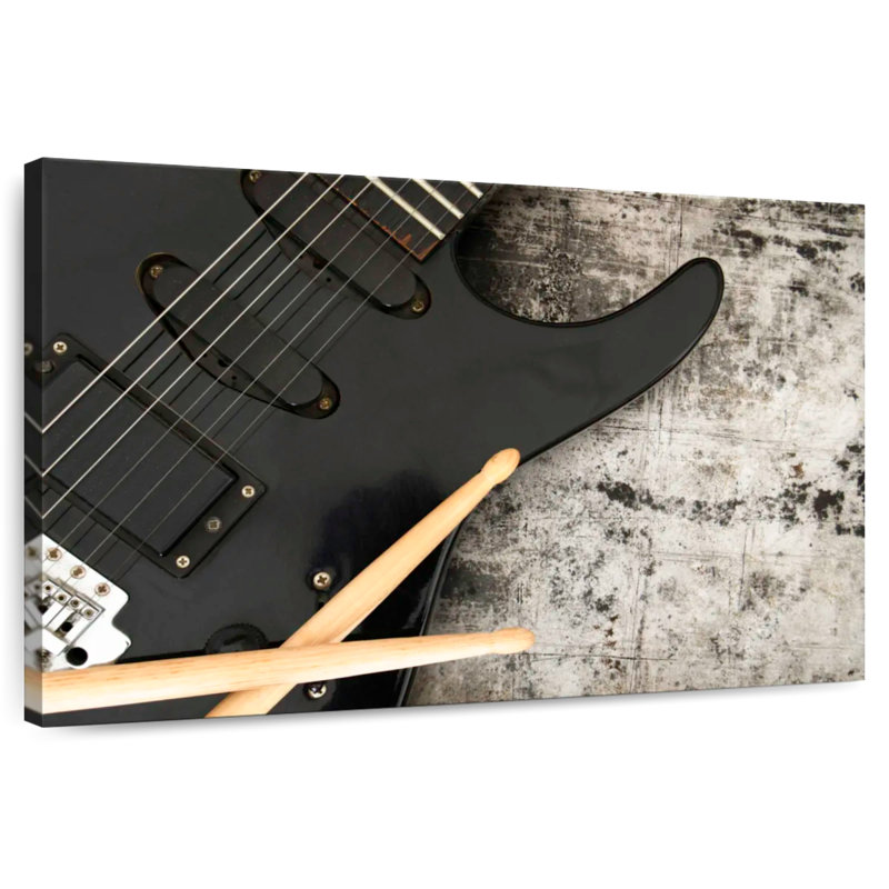 Abarca Grunge Electric Guitar, 20" H x 30" W