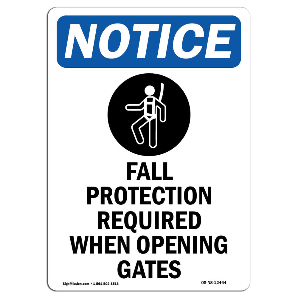 SignMission Fall Protection Required Sign Wayfair