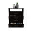 Commode Atlanta, chambre à coucher, noir-38865717