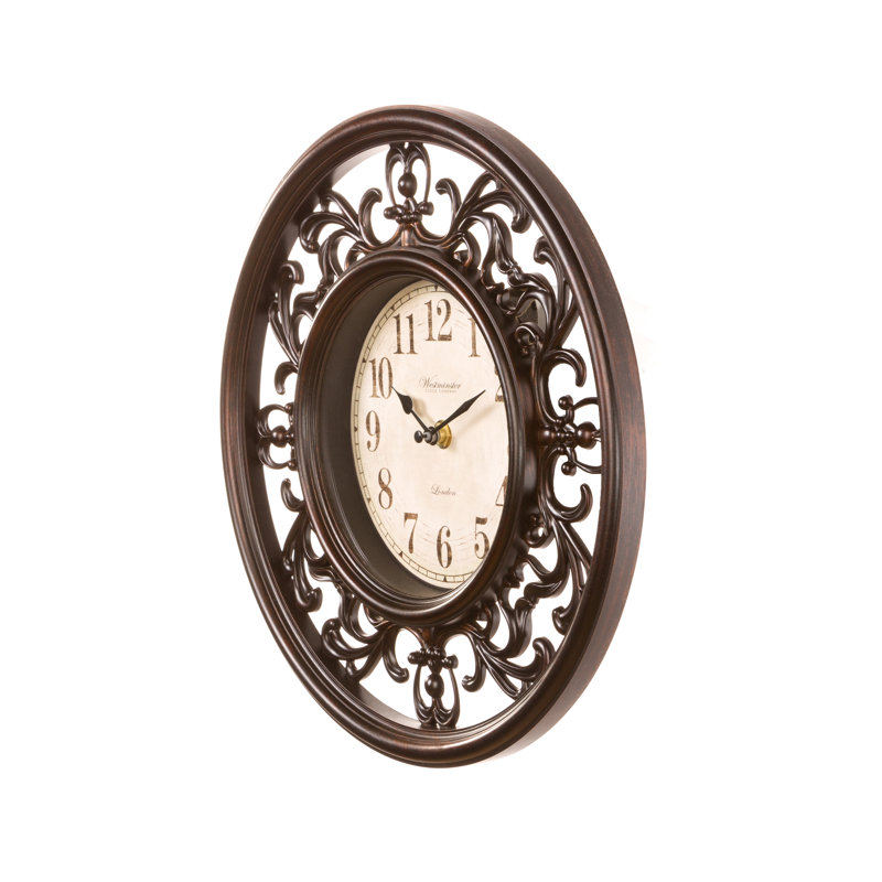 Alexis Wall Clock, Brown