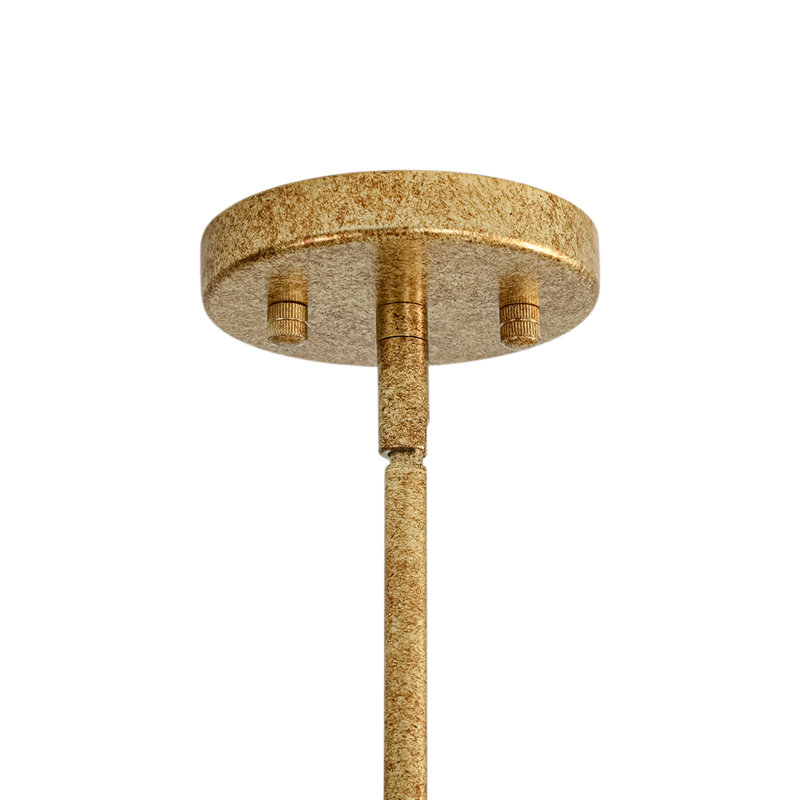 Luminaire suspendu géométrique à 3 lumières Artisan, 19.7" H x 16.1" W x 16.1" D
