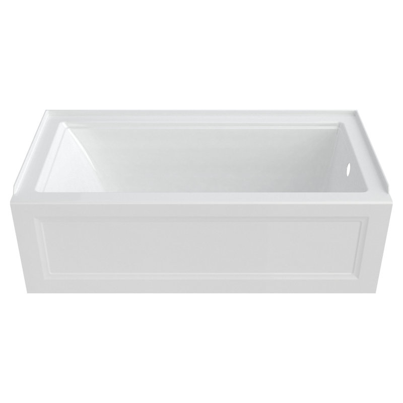 Baignoire de trempage en alcôve 60 "x 30" Town Square S, Blanc