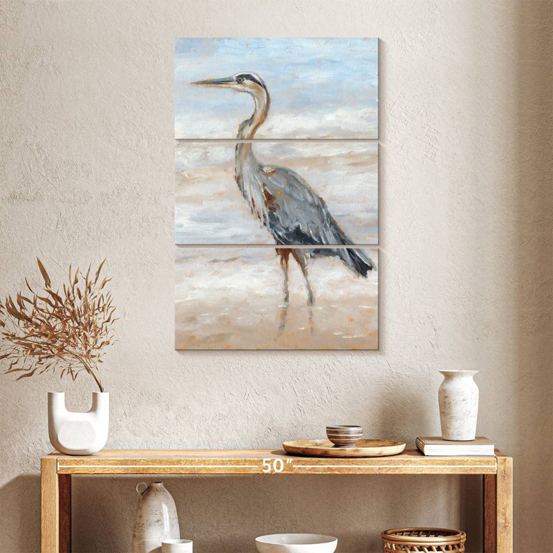 Brampt Beach Heron II, 38" H x 24" W