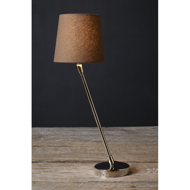 Ensemble de lampes de table en acier inoxydable 18 po Balee, Marron