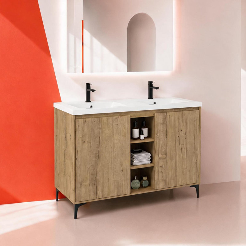 Meuble-lavabo autoportant 48 po Dualspace