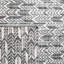 Tapis noir/ivoire chevron fait main à tissage plat Paz-20657535