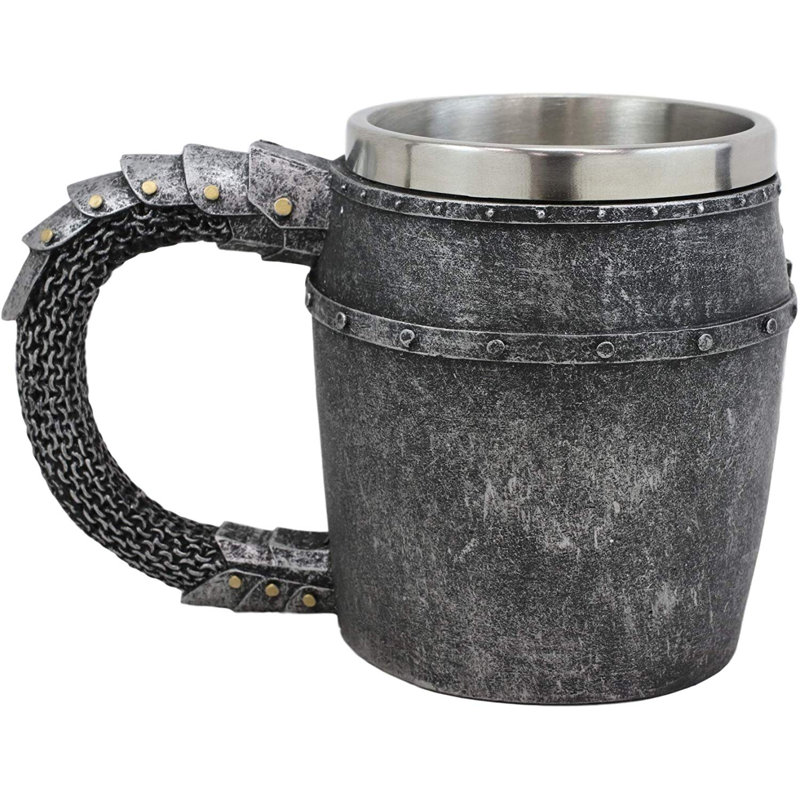Tasse à café helm rehausse médiéval renaissance crusader knight of the cross suite of blindage Diwata
