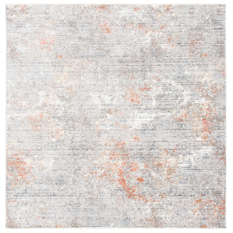 Tapis gris Adal, Carré 6 pi 7 po