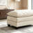 Cloud Sofa Ottoman With Double Layer Upholstered Seat Cushion For Living Room-2094214624