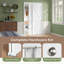 Panelled Bypass Sliding Closet Doors with Installation Hardware Kit-122103283