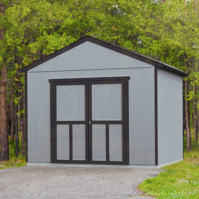 Astoria Wood Storage Shed, 12 ft. W x 24 ft. D, No Floor (DIY Installation), Without Floor, Without Installation
