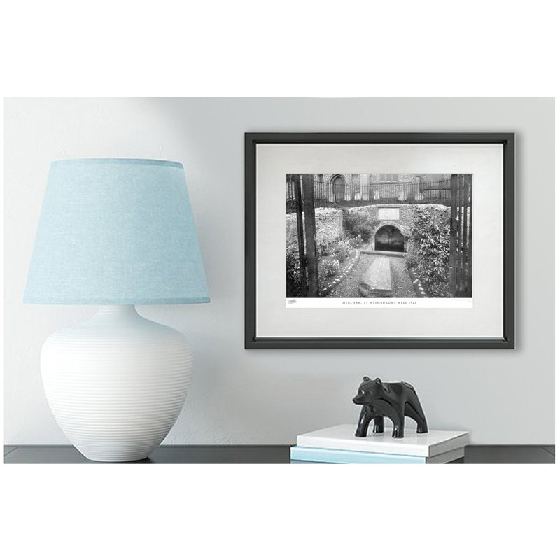 Dereham, St Withburga's Well 1922 by Francis Frith - Single Picture Frame Print, 40cm H x 50cm W x 2.3cm D