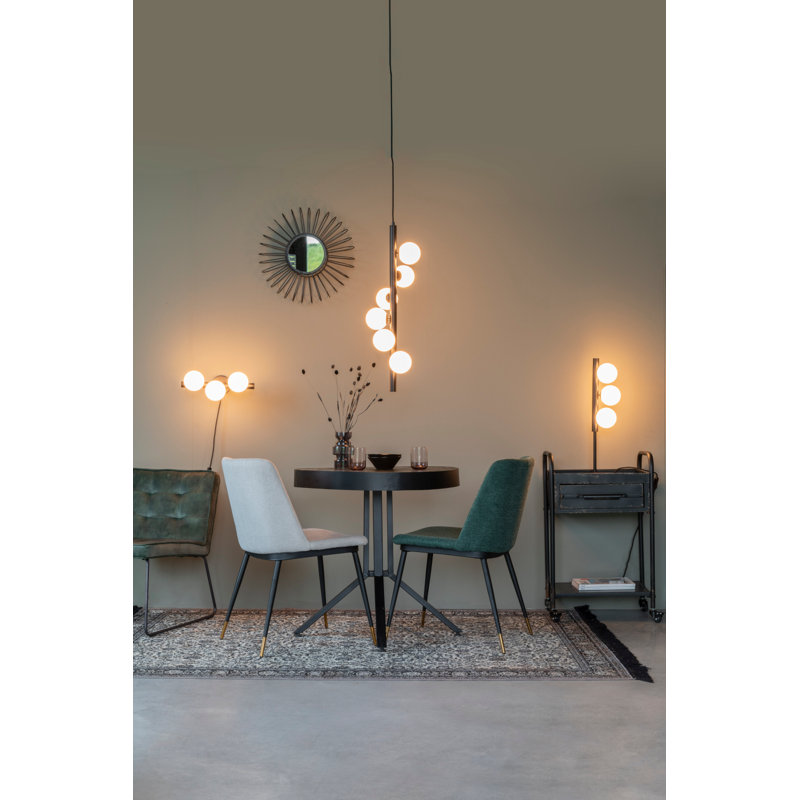 Luminaire suspendu unique à 6 lumières Monica, Blanc