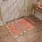 Aura Modern Geometric Machine Washable Orange Indoor Area Rug with Non-Slip Backing-1270151881