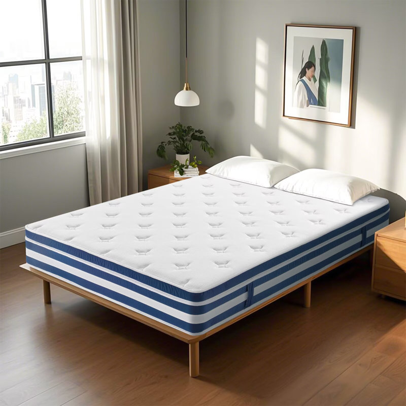 Mattress, 12 Inch Gel Memory Foam Pocket Coils Springs Hybrid Mattresses, Medium Firm Full Bed Mattress in a Box, CertiPUR-US Certified, Cool & Support Comfort