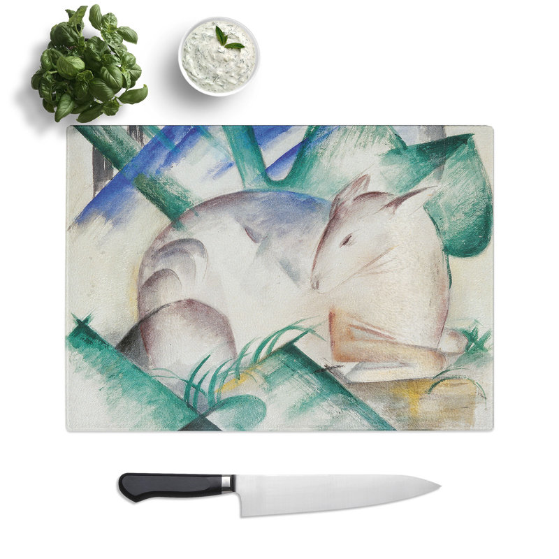 Resting Sheep by Franz Marc Chopping Board, 0.4cm H x 28.5cm W x 39cm L