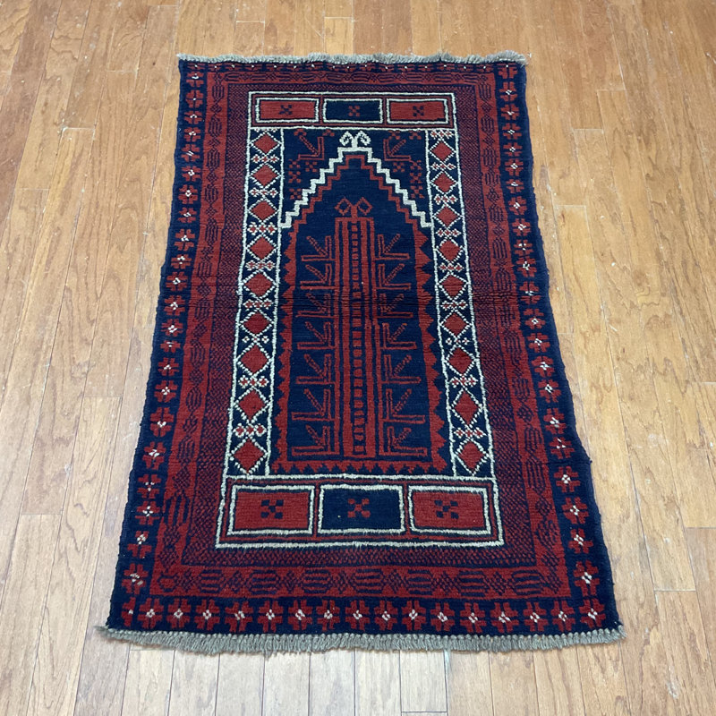  Handmade Balouchi Wool Rug