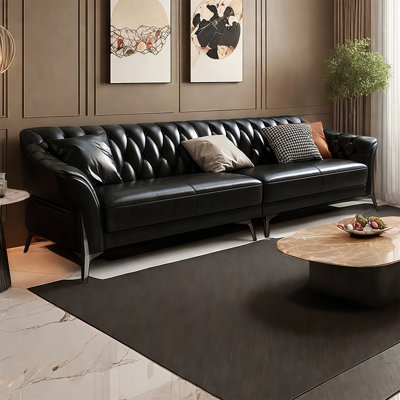 American retro style straight-row sofa