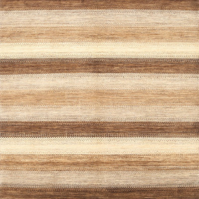 Tapis brun/beige contemporain
