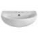 American Standard Evolution 17.5'' White Vitreous China U-Shaped Bathroom Sink with Overflow