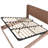 King Pine Bed Frame With Natural Wood Texture, Large Grooved Undulating Lift Storage, Stainless Steel Connection For Stability Walnut Color, Storage Function, Double Hydraulic Rods Easy Lifting-1095385761