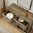 Farmhouse Buffet Cabinet with Storage Sideboard with 2 Drawers