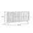 Modern minimalist style sideboard