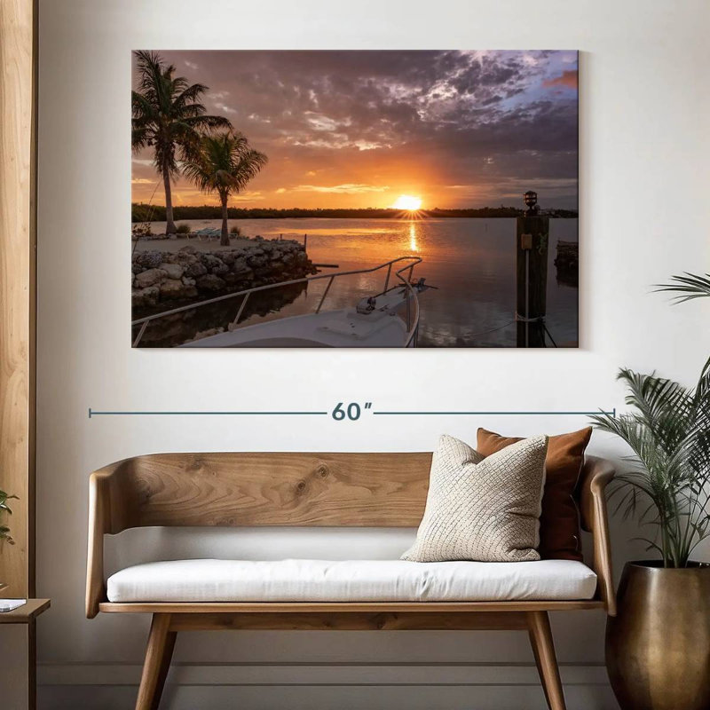Gillard Grassy Key, Floride I, H 34 po x l 51 po