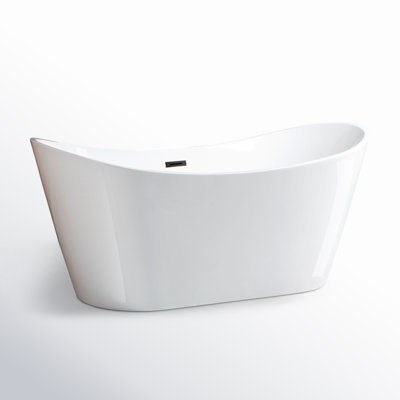 67'' x 32'' Freestanding Soaking Acrylic Bathtub