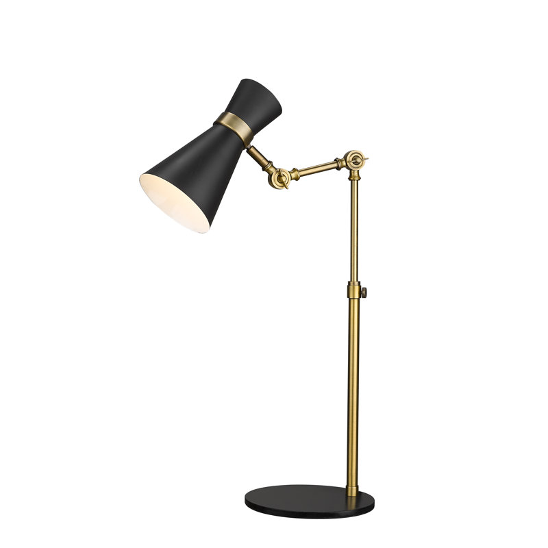 Odysseus Metal Desk Lamp, Heritage Brass