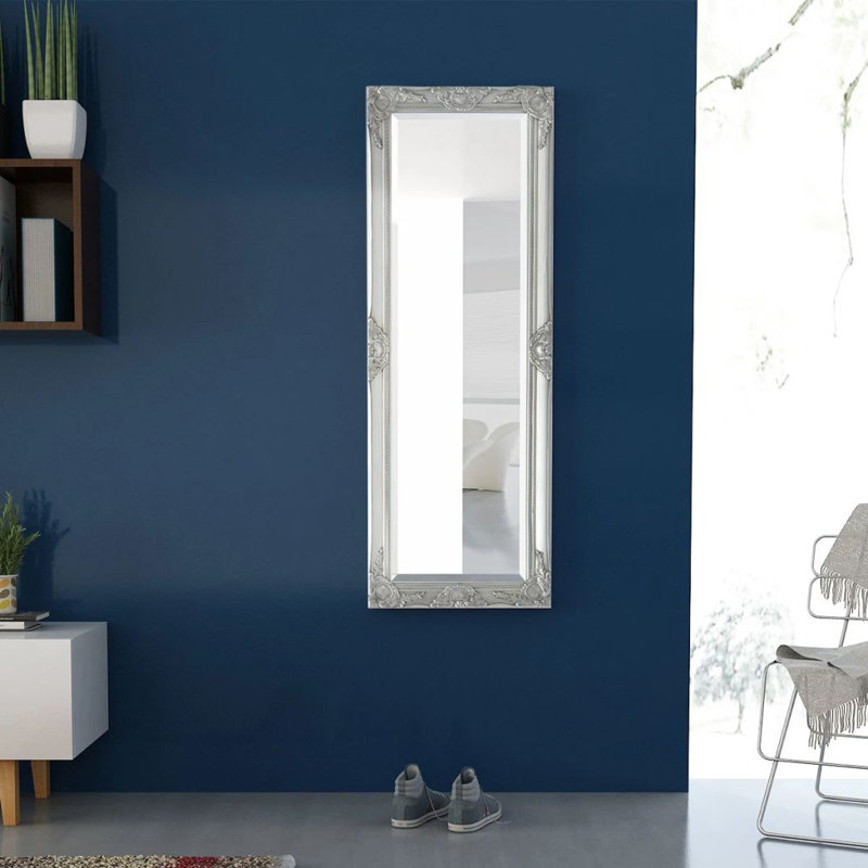 Blanche Full Length Mirror, Silver, 100cm H x 50cm W