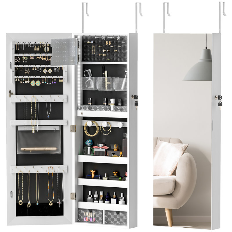 Jewelry Armoire, Black