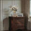 Table de chevet classique en bois cerise-1868698893