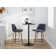 Brodin Swivel Upholstered Counter Stool