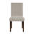 Classic 9pc Dining Set Dark Brown Finish Table and 8x Side Chairs Comfort Upholstery Taupe Dining Kitchen Furniture-2121923755