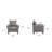 Danaysha 34.65" W Comfy Accent Armchair-424973037