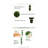 36In Artificial Triple Ball Boxwood Topiary Tree