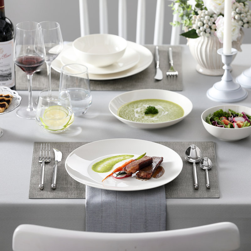 Iavor 16 Piece Bone China Dinnerware Set - Service for 4