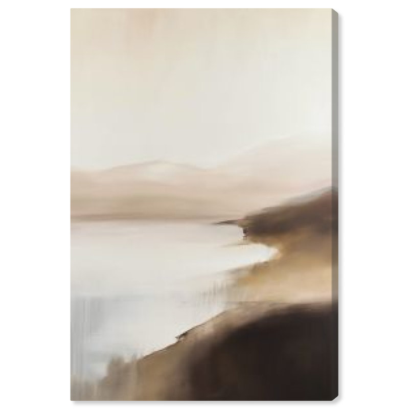 Misty Lakeshore sur toile, H 30 po x l 20 po x P 0,8 po
