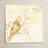 Adeliz Perched Bird on French Script Print on Canvas-16006452