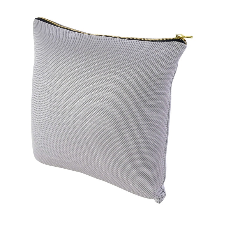 Coussin décoratif, H 23,5 po x l 23,5 po x P 1 po, Blanc