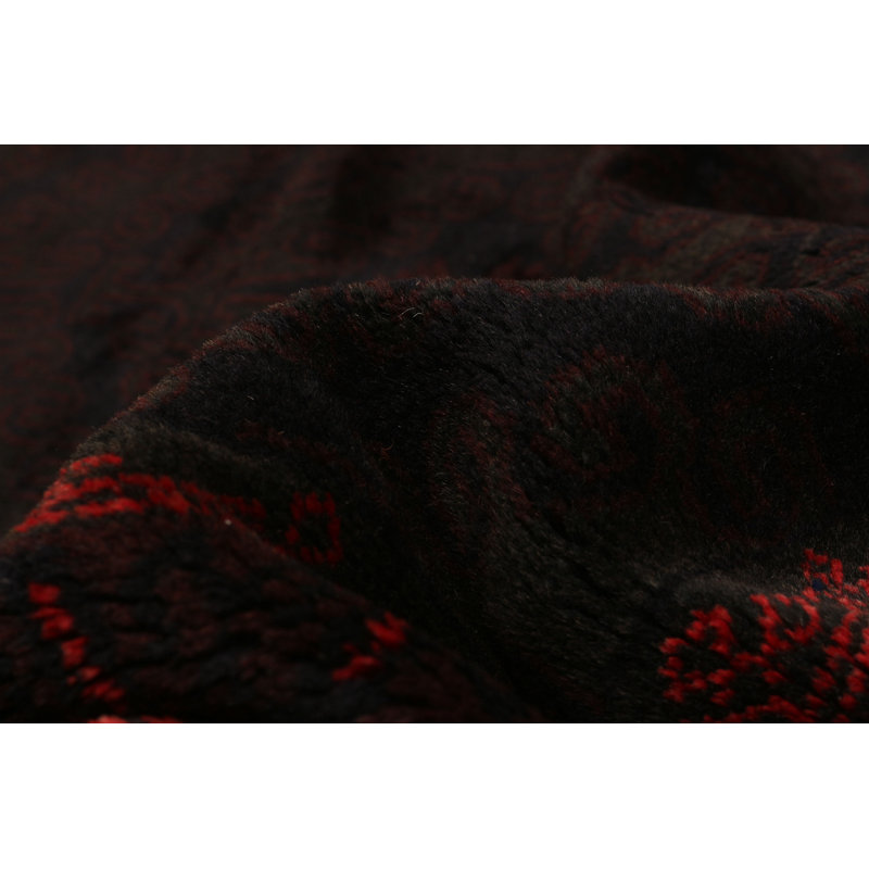Tapis noir 6 pi 5 po x 10 pi 6 po Teimani