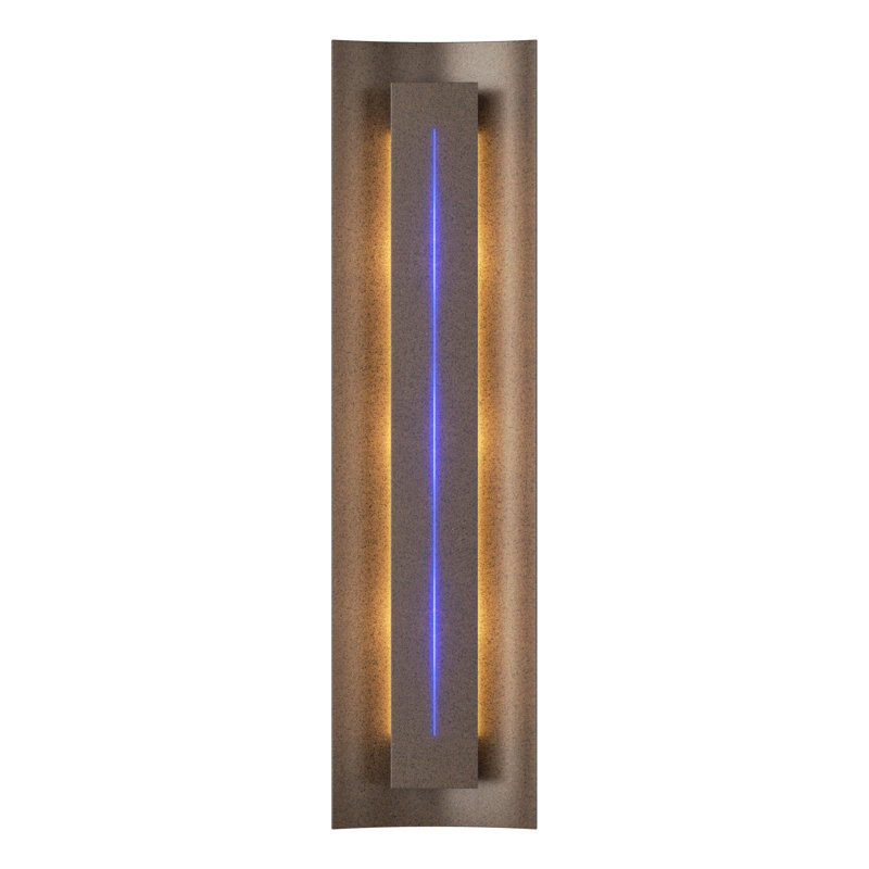 Gallery Dimmable 8 Lbs Flush Mount Scone, Bronze, Blue