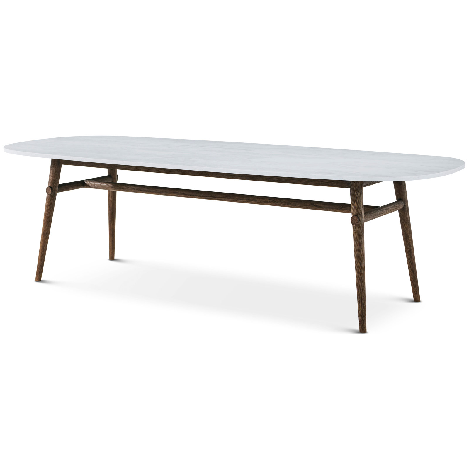 Dining Table, Brown, 30" H x 102.36" L x 43.31" W