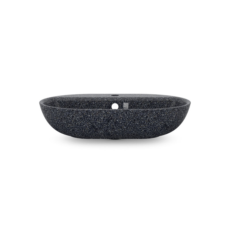 Soft60 23.62'' L Bathroom Sink, Stone