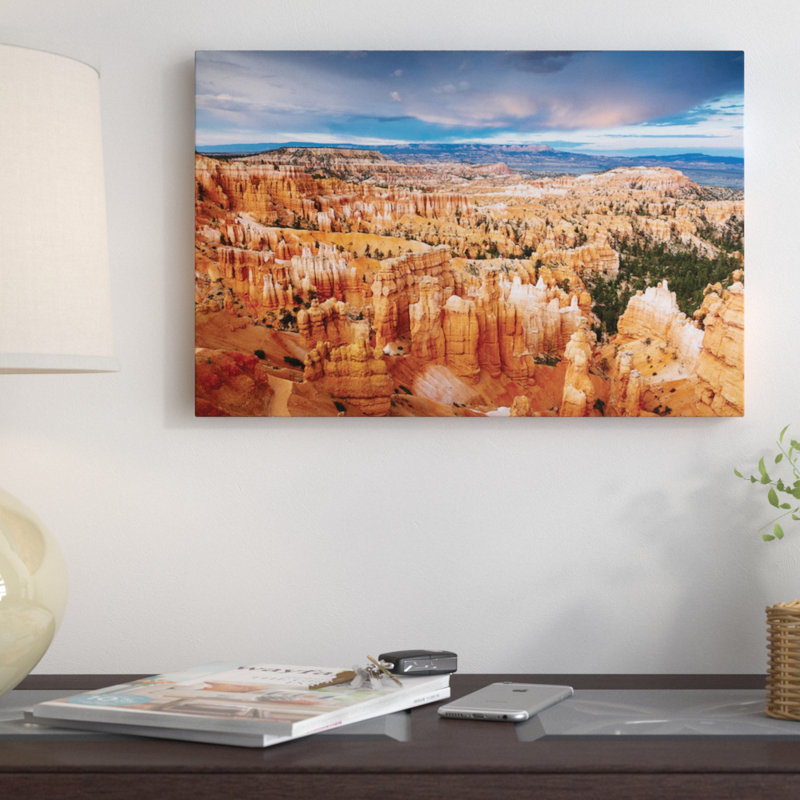 « last light, bryce canyon national park, utah, usa », reproduction de photo sur toile tendue, H 8 po x l 12 po x P 0,75 po