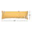 Kenson Striped Linen Bolster Pillow