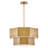 Facet Seven-Light Convertible Hexagonal Two-Tier Chandelier-94487039-94487038