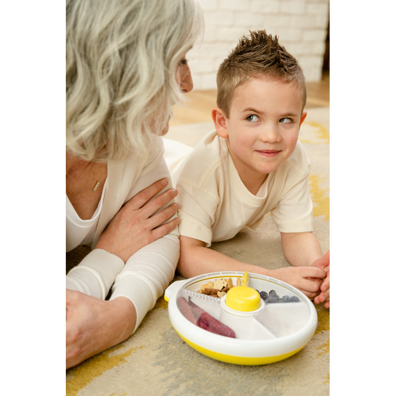 Contenant de rangement d'aliments, Jaune