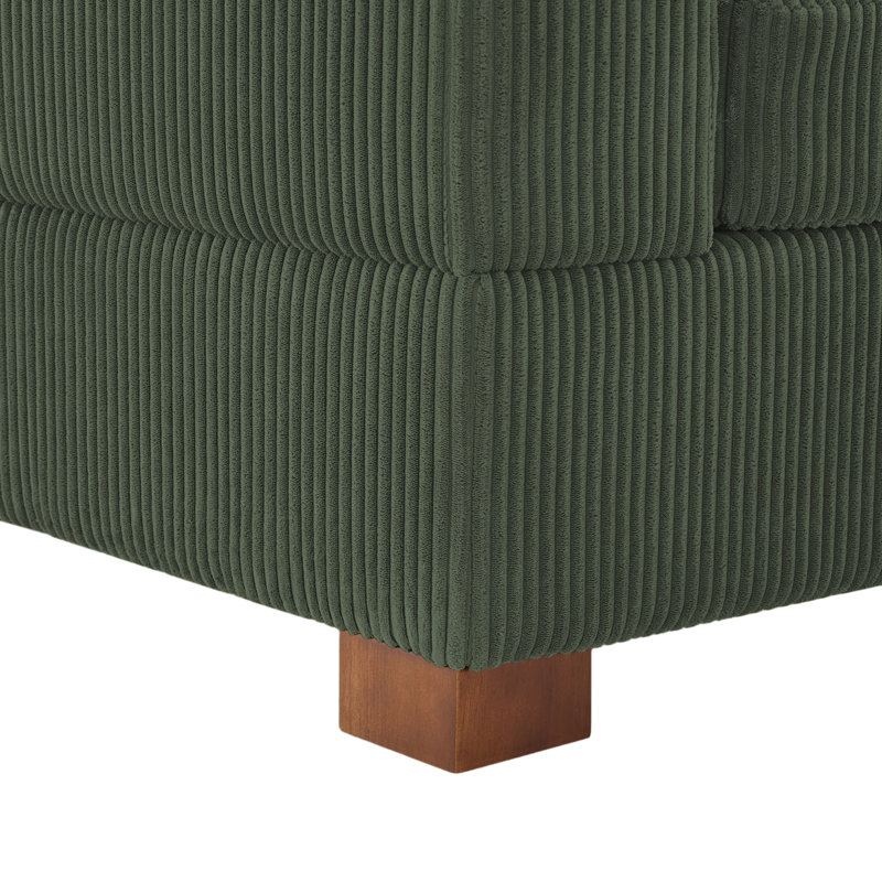 Yalisa Chaise Lounge, Green, Left Hand Facing